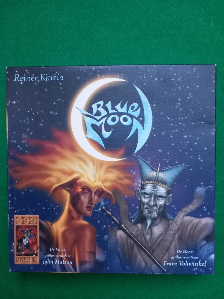 Blue Moon, Hobby en Vrije tijd, Gezelschapsspellen | Bordspellen, Zo goed als nieuw, Een of twee spelers, Ophalen