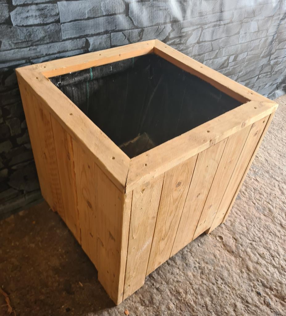 Plantenbak De Cube - stevig en natuurlijk, Nieuw, Ophalen of Verzenden, Rijkevorsel, Rechthoekig