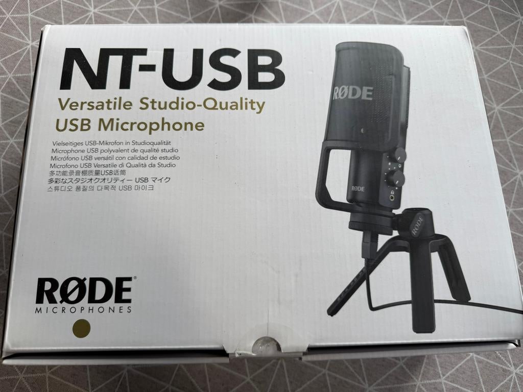 Røde Microphone NT-USB, Enlèvement ou Envoi, Utilisé, Micro studio