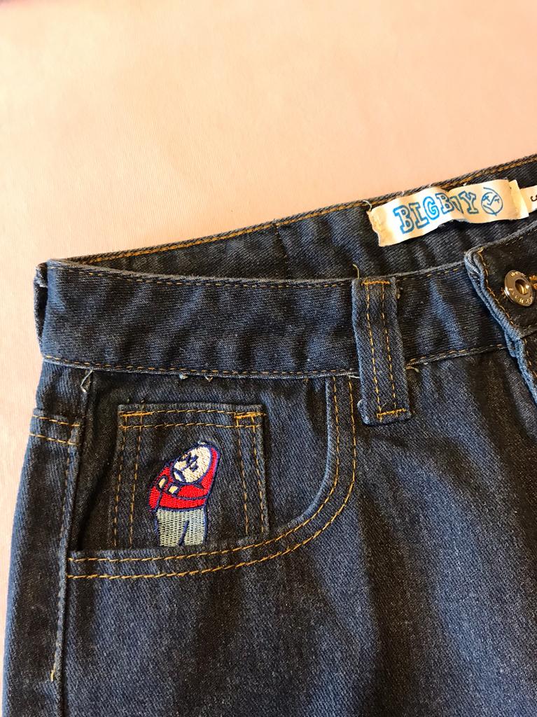 Big Boy jeans (S), Big Boy, Ophalen of Verzenden, Gedragen, Blauw