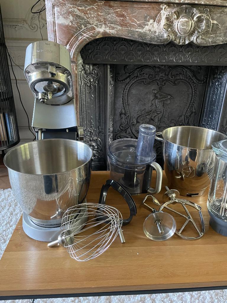 Kenwood major titanium met foodprocessor en blender, Elektronische apparatuur, Ophalen, Gebruikt