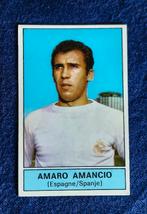 Panini sticker card voetbal ' FB 1972 - A. Amancio ', Ophalen of Verzenden, Nieuw, Sticker