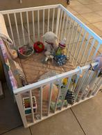 Box met boxkleed in perfecte staat, 3 hoogtes, Kinderen en Baby's, Babyparken, Ophalen, Zo goed als nieuw, In hoogte verstelbaar