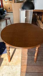 Uitschuifbare, overschilderbare ronde tafel, Huis en Inrichting, Tafels | Eettafels, Ophalen, 50 tot 100 cm, Rond, 50 tot 100 cm