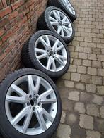 4 Jantes + 4 Pneus M+S   18'     ET34,5    5/112, Autos : Pièces & Accessoires, Pneus hiver, Enlèvement, Pneu(s), 18 pouces