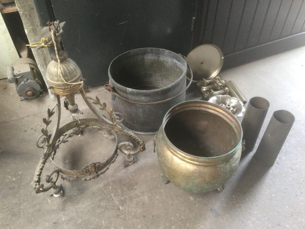 Koper ketel, Enlèvement, Cuivre