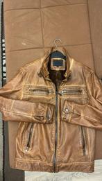 Lederen jas voor heren, Kleding | Heren, Ophalen, Zo goed als nieuw, Maat 52/54 (L), Bruin