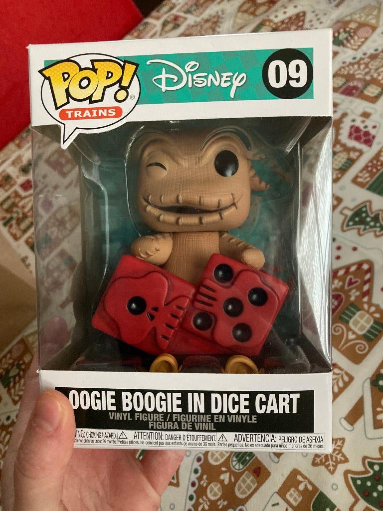 The Nightmare Before Christmas Funko - Oogie in Dice Cart, Verzamelen, Ophalen of Verzenden, Overige figuren, Nieuw, Beeldje of Figuurtje