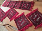 5 tapijtjes, Huis en Inrichting, Stoffering | Tapijten en Vloerkleden, Ophalen of Verzenden, Rood
