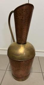 Rood/Geel Koperen Kruik, Antiek en Kunst, Ophalen of Verzenden, Koper