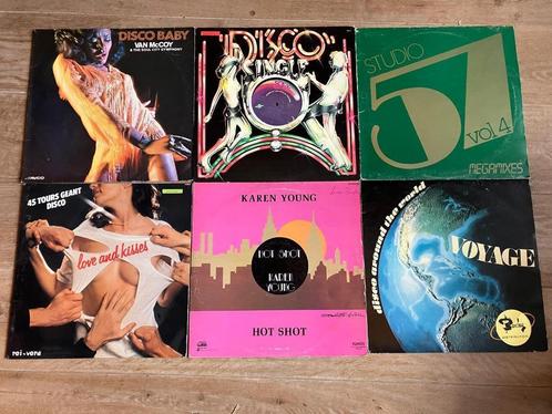 6 DISCO VINYL platen, CD & DVD, Vinyles | Dance & House, Utilisé, Disco, Autres formats, Enlèvement ou Envoi
