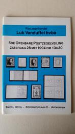Catalogues de timbres (Vente) « Luk Vanduffel », Enlèvement