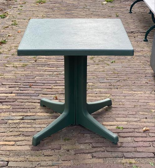 Vierkante Tuin - terras tafels., Tuin en Terras, Tuintafels, Gebruikt, Ophalen