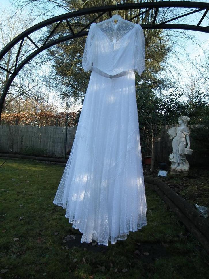 Pronuptia trouwjurk (maat 46), Kleding | Dames, Trouwkleding en Trouwaccessoires, Gedragen, Trouwjurk, Wit, Verzenden