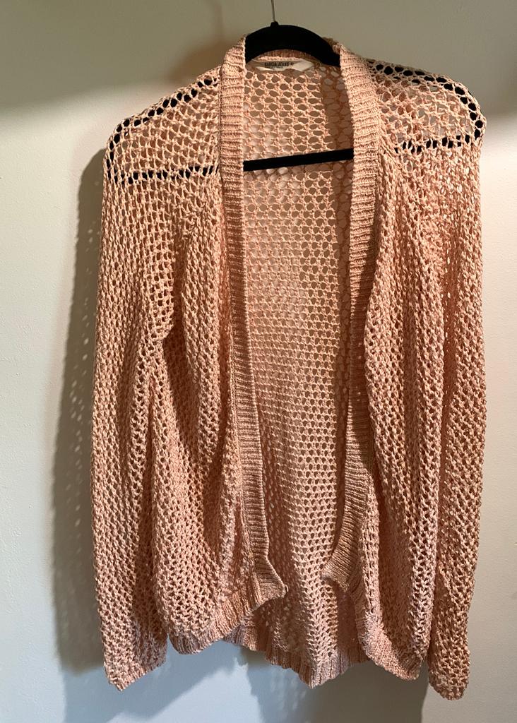 Roze vest García jeans maat large, Maat 42/44 (L), Roze, Gedragen, Ophalen