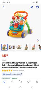 Loopwagen vtech, Ophalen