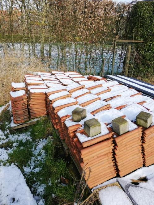 Kortrijkse pottelberg dakpannen, Doe-het-zelf en Bouw, Dakpannen en Dakbedekking, Gebruikt, Dakpannen, Steen of Klei, Rood, 15 m² of meer