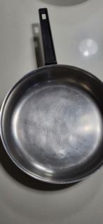 Roestvrijstalen koekenpan van 24 cm, Inox, Gebruikt, Ophalen