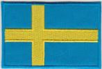 Zweden vlag stoffen opstrijk patch embleem #1, Envoi, Neuf