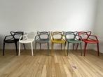 6 ORIGINELE KARTELL MASTERS STOELEN, Overige materialen, Vijf, Zes of meer stoelen, Design, Gebruikt