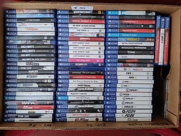 80 tal diverse PS4 spelletjes in nieuwe staat alle genres beschikbaar voor biedingen