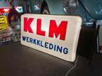 KLM reclame lichtbak met reliëf