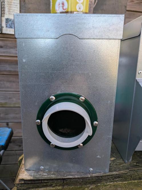 Verschillende metalen voederbakken, Dieren en Toebehoren, Pluimvee | Toebehoren, Zo goed als nieuw, Ophalen of Verzenden