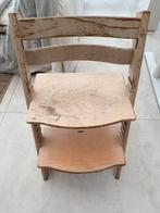 Chaise haute évolutive en bois massif stokke trip trap, Enfants & Bébés, Enlèvement ou Envoi, Utilisé, Chaise évolutive