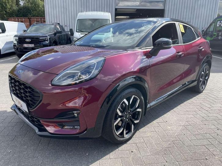 Ford Puma Ecoboost mHEV Vivid Ruby Edition (bj 2024), Auto's, Ford, Te koop, Puma, Metaalkleur, Hybride Elektrisch/Benzine, SUV of Terreinwagen