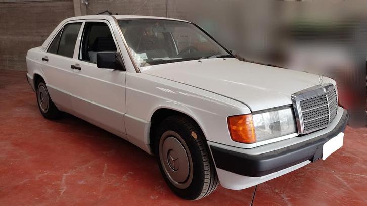 🆕OLDTIMER•MERCEDES 190_2.0 i (122CH)_01/1991💢No A/C💢, Auto's, Mercedes-Benz, Bedrijf, Te koop, Airbags, Alarm, Elektrische ramen