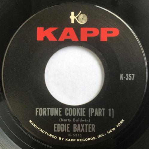 Eddie Baxter – Fortune Cookie Part 1 & 2 " Popcorn ", Cd's en Dvd's, Vinyl Singles, Zo goed als nieuw, Single, R&B en Soul, 7 inch