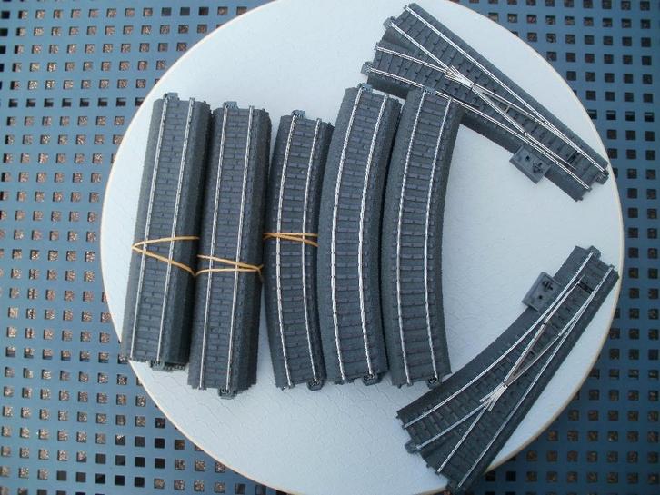 Marklin Ho C rails grote treinbaan met 28 delig (190x80cm)., Hobby en Vrije tijd, Modeltreinen | H0, Nieuw, Rails, Wisselstroom