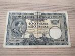 1931 bankbiljet 100 frank 20 belgas, Ophalen of Verzenden, Los biljet