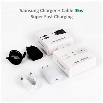 Samsung Adapter 45w + Cable = Super Fast Charging - 7 euro  beschikbaar voor biedingen