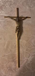 Kruisbeeld in massief messing, Verzenden