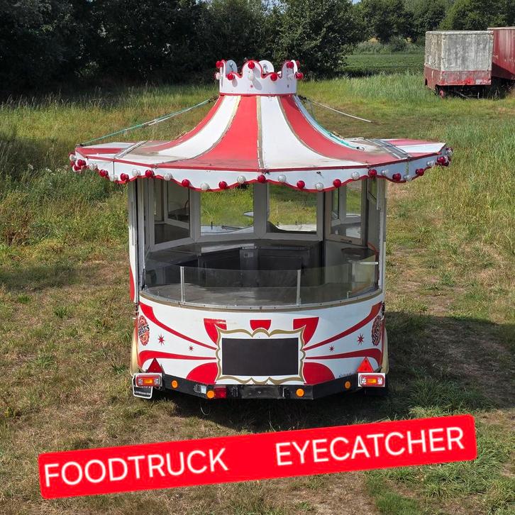 Foodtruck horeca food verkoopwagen hamburgerkraam remork 3m, Caravans en Kamperen, Caravanaccessoires, Ophalen