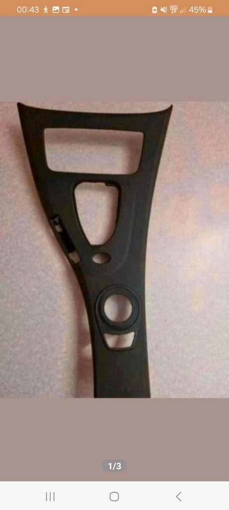 NETTE LEDER MIDDENCONSOLE SIERLIJST BMW M3 DTC E90 E91 E92, Auto-onderdelen, Dashboard en Schakelaars, BMW, Gebruikt, Ophalen of Verzenden