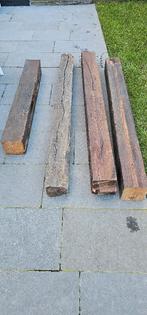 Eiken balken, Doe-het-zelf en Bouw, Hout en Planken, Ophalen, Gebruikt, Eiken, Balk