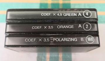 COKIN voorzet FILTERHOUDER 52mm. +1x pola.+1x oranj.+1x groe