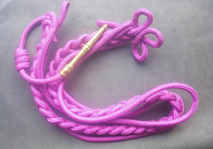 Cordon fourragère uniforme belge couleur ordre de Léopold I, Collections, Objets militaires | Général, Armée de terre, Envoi