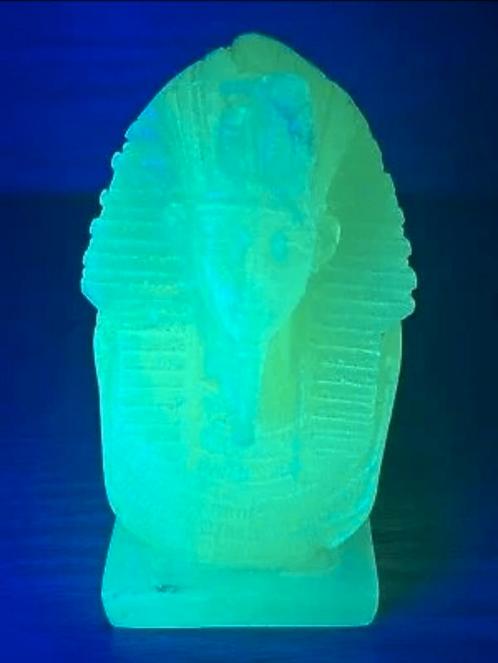 Oude Egyptische farao buste - decoratief en verzamelobject, Verzamelen, Mineralen en Fossielen, Ophalen of Verzenden
