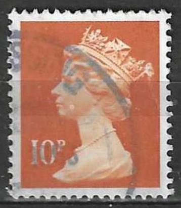 Grande-Bretagne 1990 - Yvert 1477 - Reine Elisabeth (OB), Envoi, Affranchi