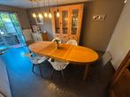 Uitschuifbare tafel en 6 stoelen, Huis en Inrichting, Tafels | Eettafels, Ophalen