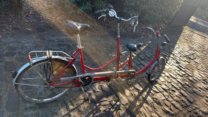 Tandem ouder kind, Vélos & Vélomoteurs, Vélos | Tandems, Utilisé, Moins de 10 vitesses, Enlèvement