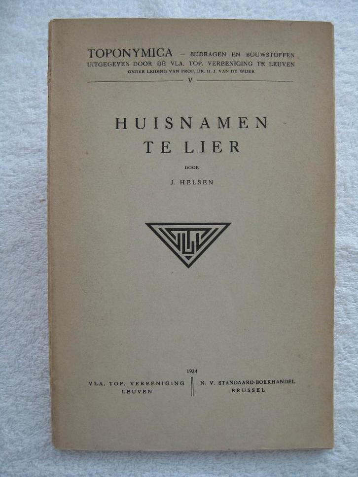 Lierre Lier Antwerpen Anvers - J. Helsen - 1934, Boeken, Geschiedenis | Nationaal, Gelezen, Ophalen of Verzenden