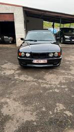 Bmw e34 525i m pack met lpi, Achterwielaandrijving, Zwart, Zwart, Leder