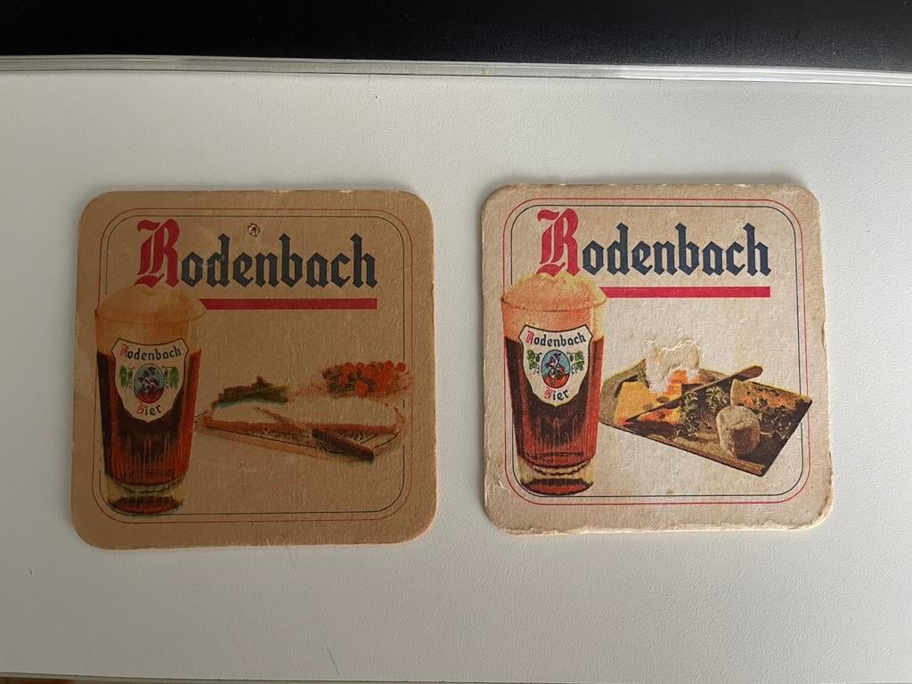 2 x Rodenbach bierkaart, Collections, Marques & Objets publicitaires, Enlèvement ou Envoi, Comme neuf
