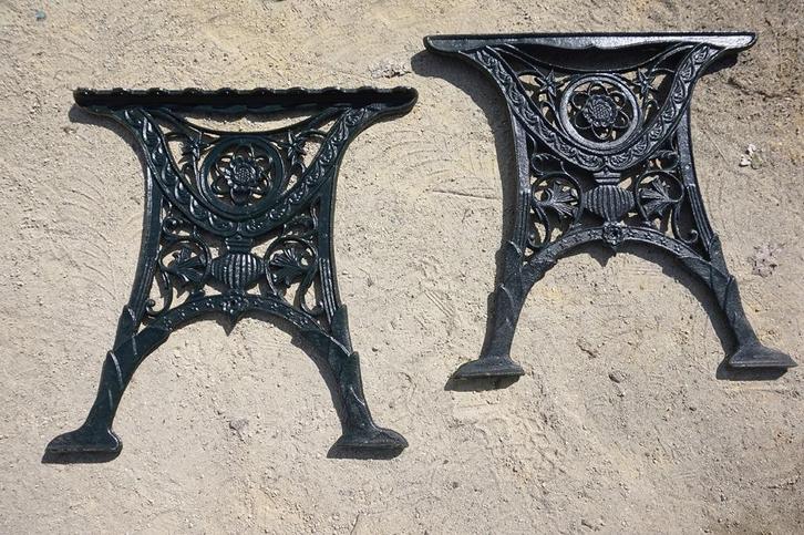 Set gietijzeren onderstellen voor tuintafel, meerdere sets, Tuin en Terras, Tuintafels, Nieuw, Metaal, Ophalen of Verzenden