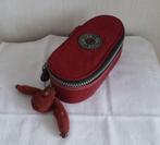 Kipling pennenetui „Duobox” bordeaux + aap, Ophalen of Verzenden, Gebruikt