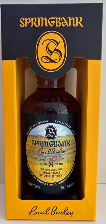 Springbank Whisky - Local Barley 8y  beschikbaar voor biedingen